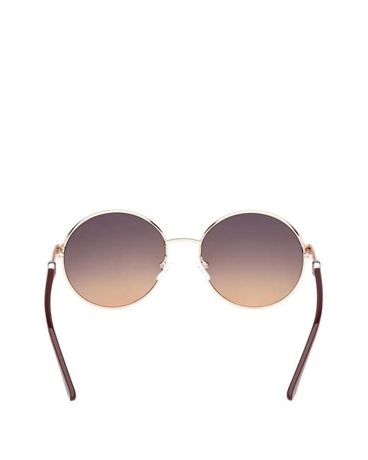 Guess Pink Round-Frame Sunglasses