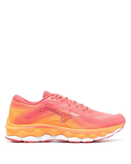 Mizuno Wave Sky 7 Sneakers in het Pink voor heren