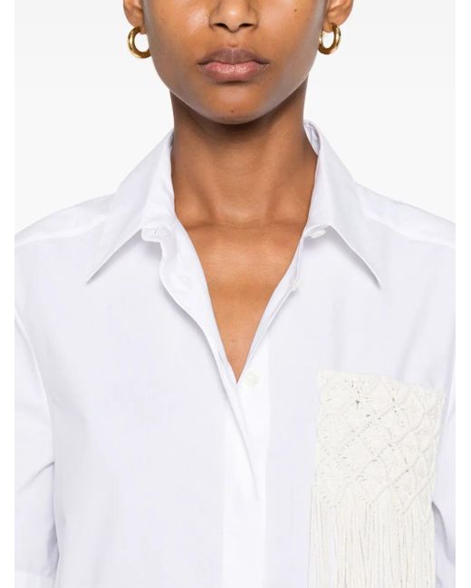 Slowear White Poplin Shirt