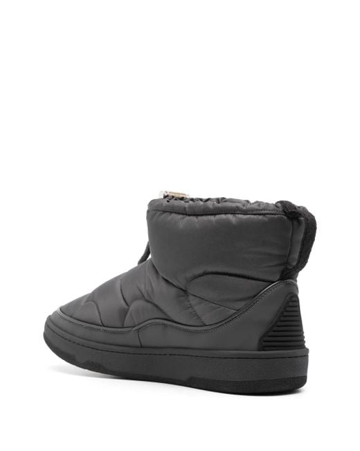 Lanvin Black Padded Ankle Boots for men