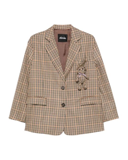Dixie Brown Plaid Wool Jacket