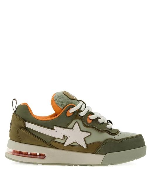 メンズ A Bathing Ape Flip Sta M1 スニーカー Green