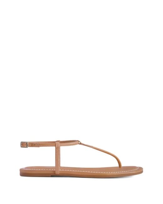 Bernardo Brown Hercu T-Strap Sandals