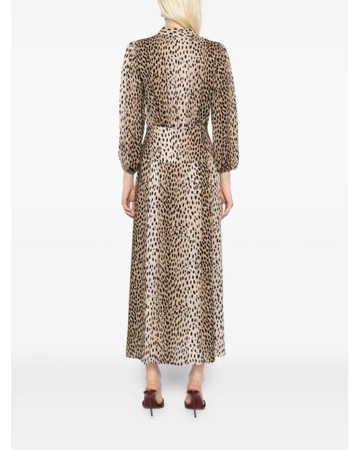 Rixo Natural Maddison Dress