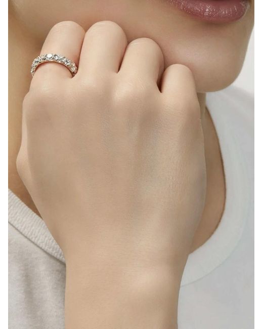 Jewels Aficionado Natural Platinring mit Diamanten