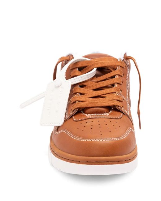 Off-White c/o Virgil Abloh Brown Out Of Office Sneakers for men