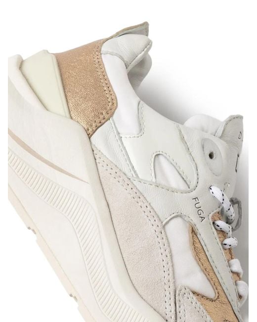 Date White Fuga Panelled Sneakers