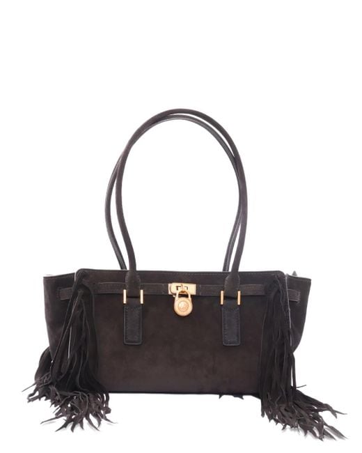 Michael Kors Black Hamilton Shoulder Bag