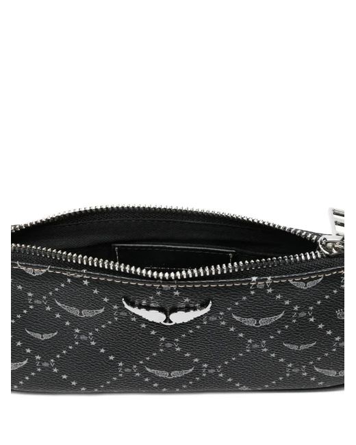 Zadig & Voltaire Gray Z Star Logo Mini Bag