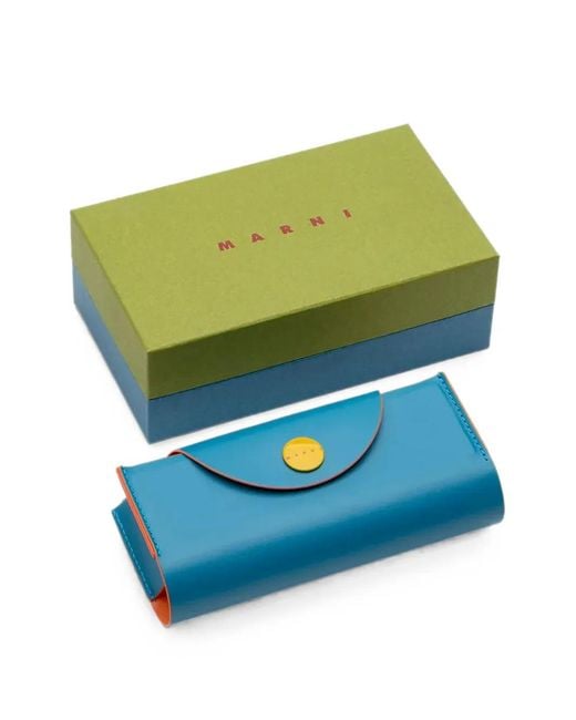 Marni Black Eckige Sonnenbrille