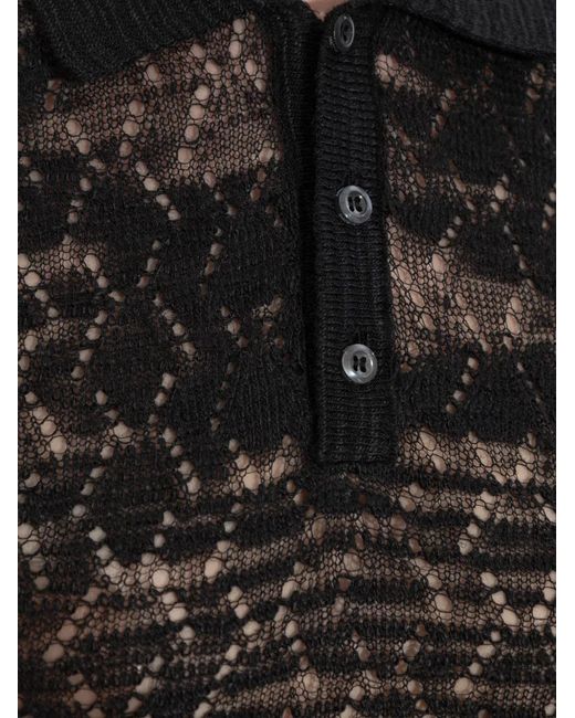 DSquared² Black Short-Sleeve Polo