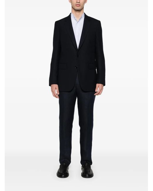 Fursac Black Buttoned Blazer for men
