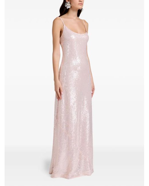 Needle & Thread Pink Spaghetti-Strap Maxi Dress