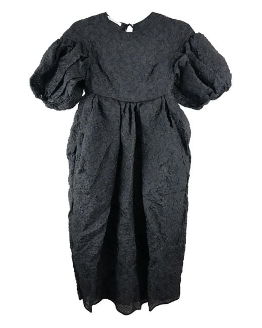 Abito Midi Con Maniche A Palloncino di CECILIE BAHNSEN in Black