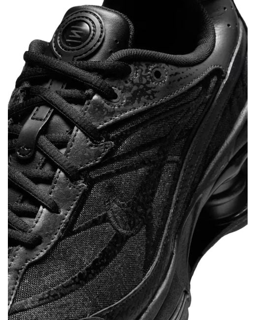 Nike Black Shox Ride 2 Premium Lace-Up Sneakers for men