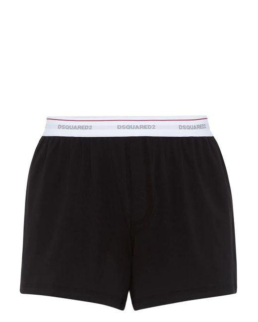 Bóxer con cinturilla elástica DSquared² de hombre de color Black
