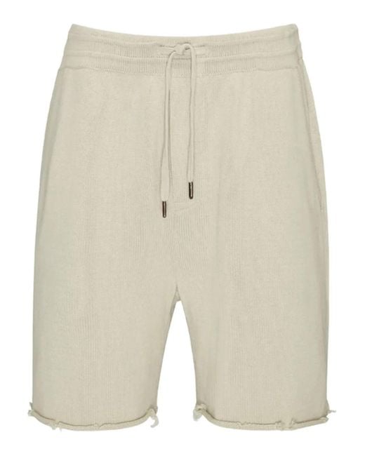 SER.O.YA Natural Chris Frayed Shorts
