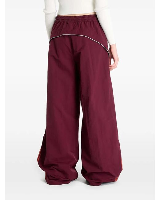 Adidas Red Venice Side Stripe Trousers