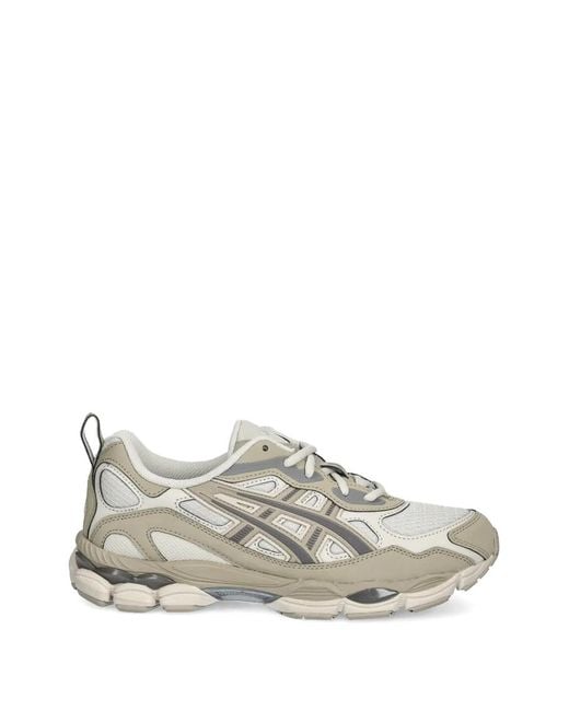 Asics White Gel-Nyc Rgd Logo-Detail Sneakers