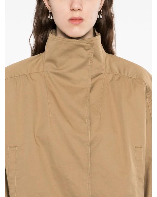 JNBY Natural Stand-Collar Twill Jacket