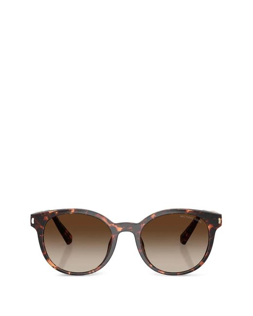 Michael Kors Brown Pienza Tortoiseshell Sunglasses