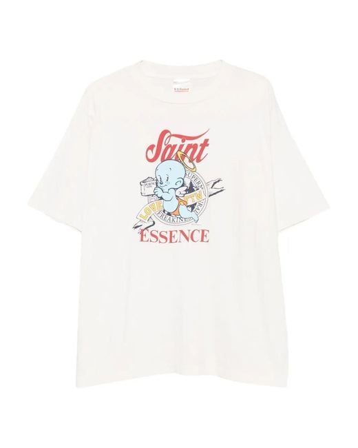 SAINT Mxxxxxx White Baby Michael T-Shirt for men