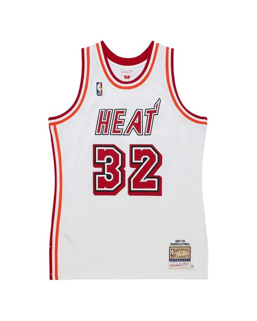 Mitchell & Ness Red X Nba Miami Heat Shaquille On'Neal 2007/08 Swingman Jersey for men
