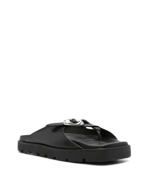 Alexander Wang Black Women Dome Flatform Sandal