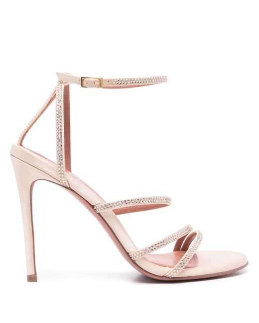 Giuliano Galiano Pink Mary 105mm Sandals