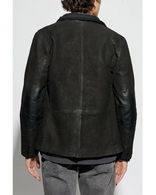 AllSaints Black Survey Blazer for men