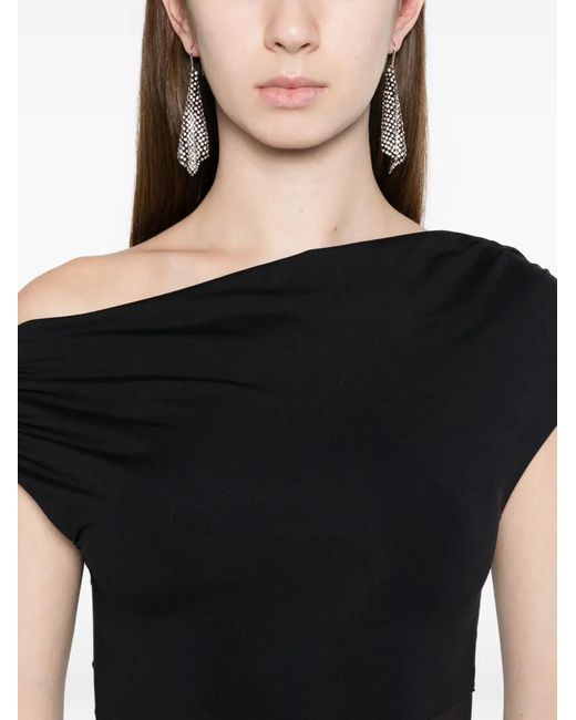 Axel 113 Black Noire Semi-Sheer Dress