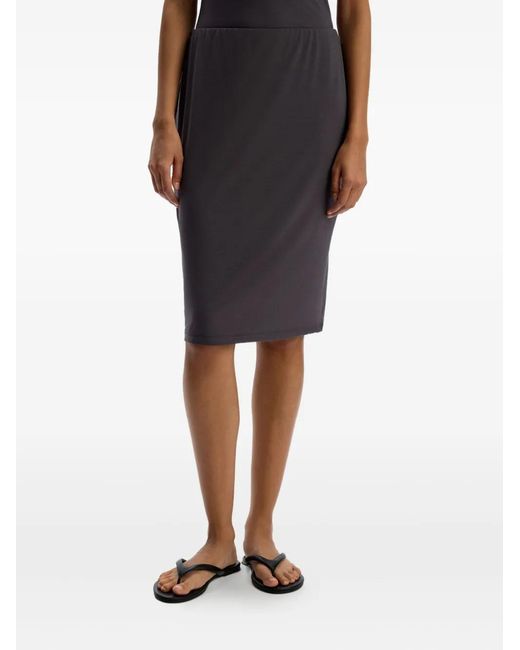 12 STOREEZ Black Pencil Skirt