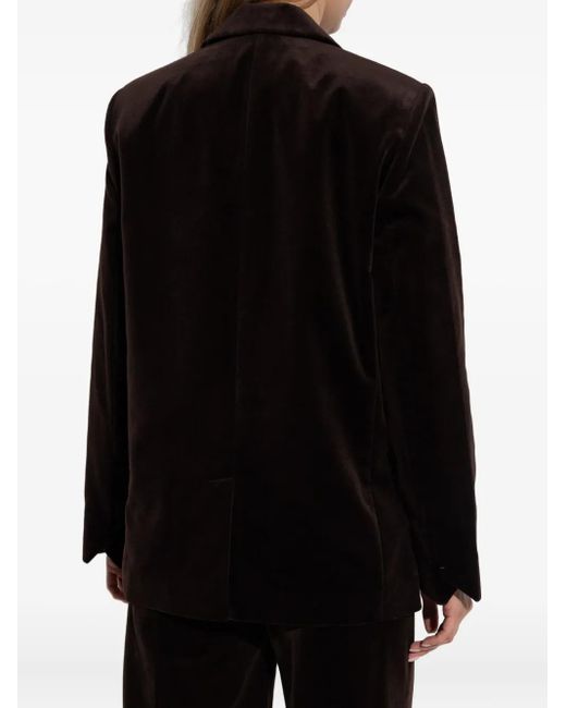 Zadig & Voltaire Black Doppelreihiges Sakko aus Samt