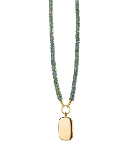 Monica Rich Kosann Metallic Britt Sapphire Locket Necklace