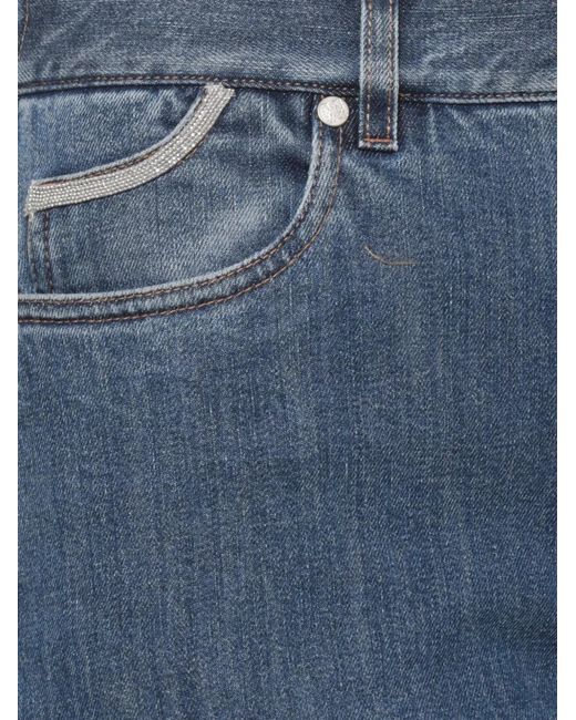 Panicale Blue Flared Jeans