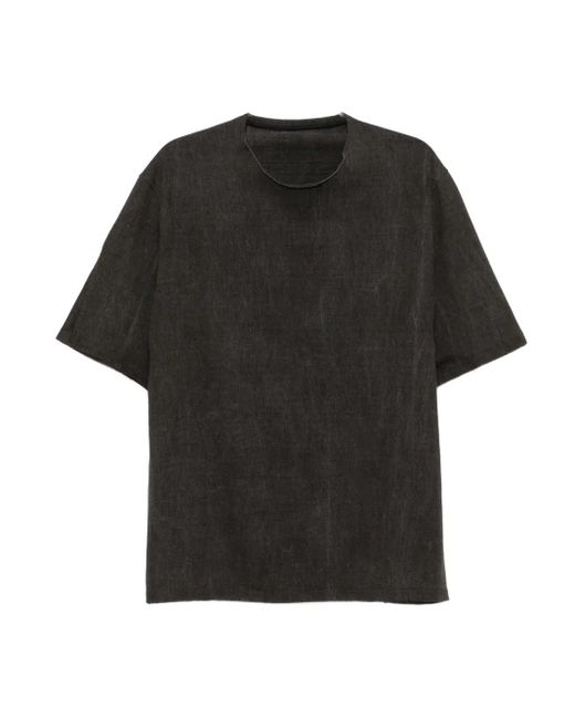 メンズ DEVOA パネル Tシャツ Black