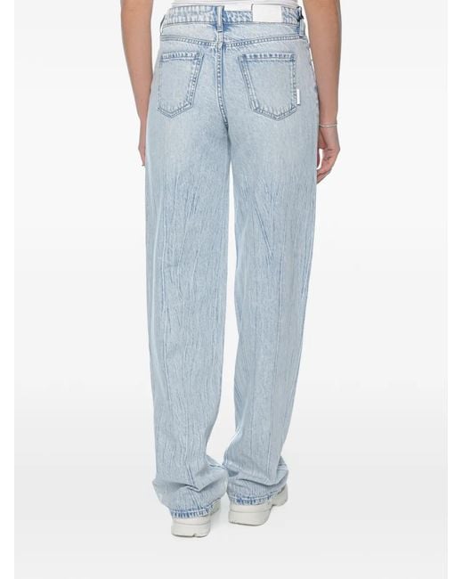 ARMANI EXCHANGE Blue Logo-Patch Jeans