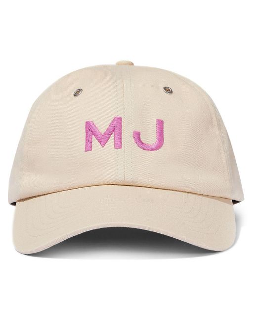 Marc Jacobs Pink 'the Cap' Embroidered Baseball Cap