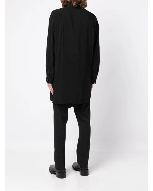 Yohji Yamamoto Black 218/1+227/1 R-Yohji Has B Shirt for men