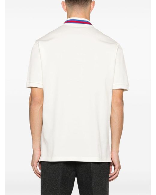 Gucci Poloshirt Met GG-logo in het White voor heren