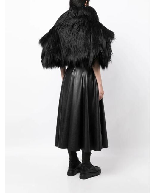 Mantella Crop di Comme des Garçons in Black