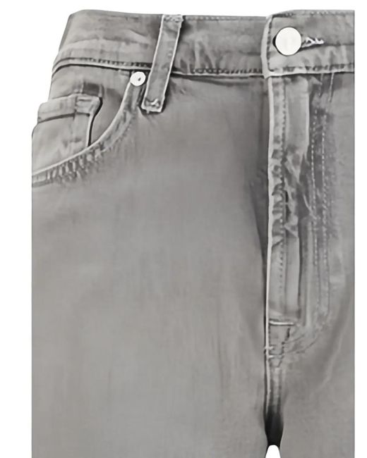 7 For All Mankind Gray Bonnie Belt-Loop Jeans