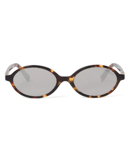 Miu Miu Brown Regard Sonnenbrille