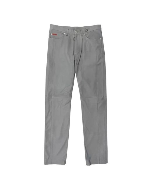 Martine Rose Gray Panelled Trousers