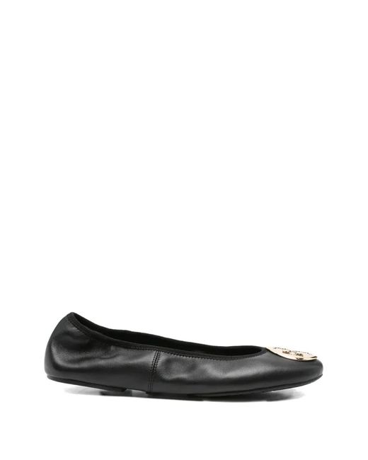 Tory Burch Black Reva Ballet Flats