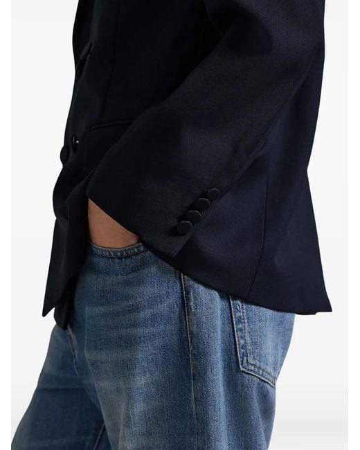 Chaqueta Con Doble Botonadura Polo Ralph Lauren de color Blue