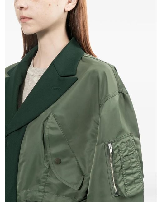 Toga Green Nylon Twill Jacket