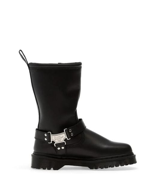 Dr. Martens Aniston Laarzen Met Gespdetail in het Black