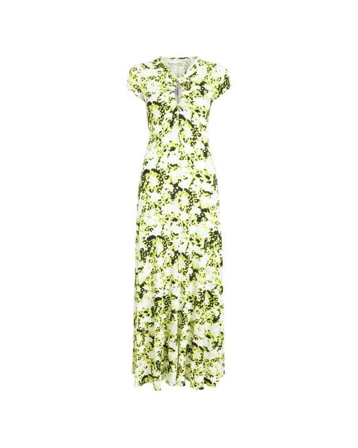 Proenza Schouler Metallic Noelani Twist Dress