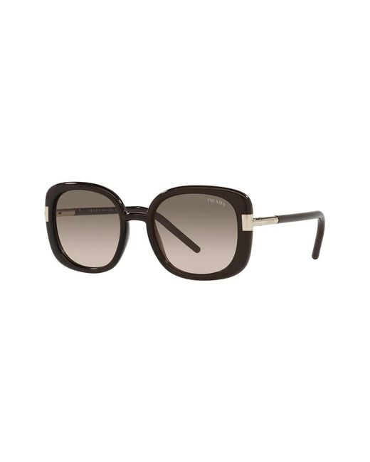 Prada Brown Oversize-Frame Tinted Sunglasses